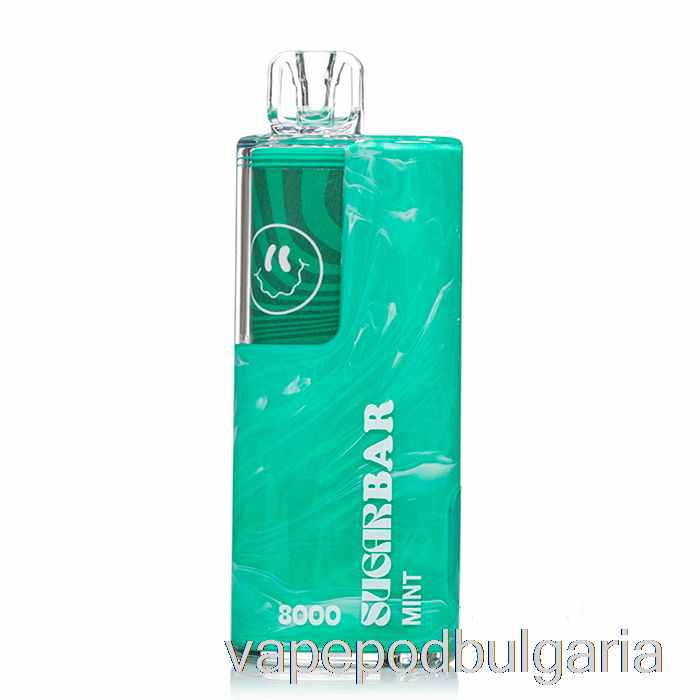 Vape Течности захарно блокче Sb8000 0% без никотин мента за еднократна употреба